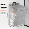 Wall Mounted Foldable Laundry Basket | Hanging Oxford Fabric Laundry Hamper Organizer