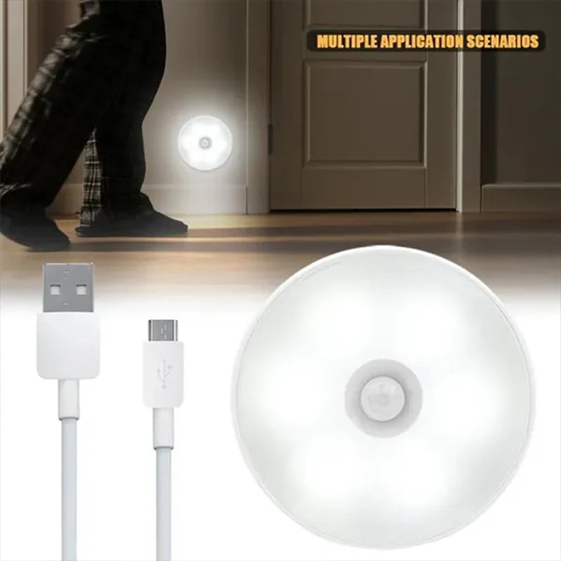 Rechargeable Motion Sensor Closet Light | Magnetic LED Night Light for Wardrobes, Hallways & Bedrooms