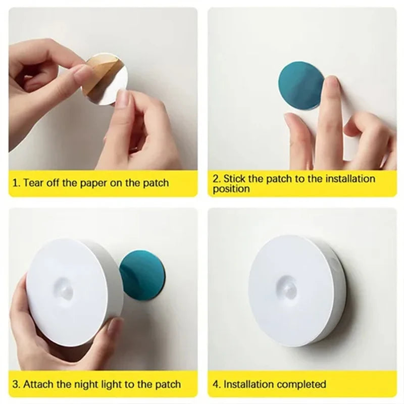 Rechargeable Motion Sensor Closet Light | Magnetic LED Night Light for Wardrobes, Hallways & Bedrooms