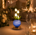 Tulip & Floral Tree Lamp Light | Rechargeable LED Light for Bedroom & Home Decor